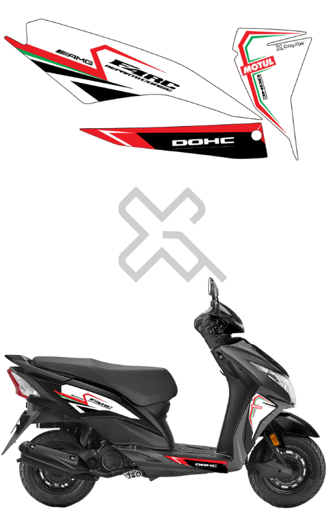 Dio Bs4 Half Body Sticker | Dio Bs4 Custom Sticker